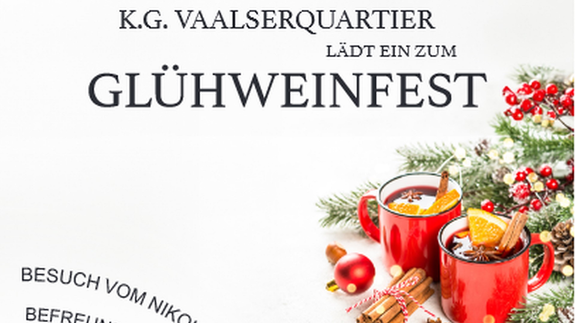 Glühweinfest | Vaalserquartier